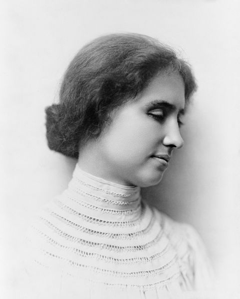 portrait of Helen keller