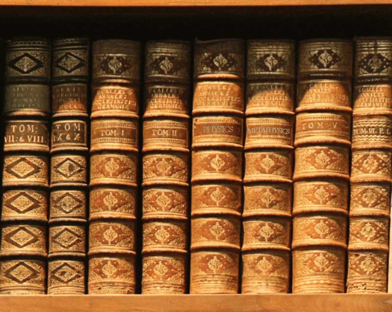 Aristotle's bookshelf