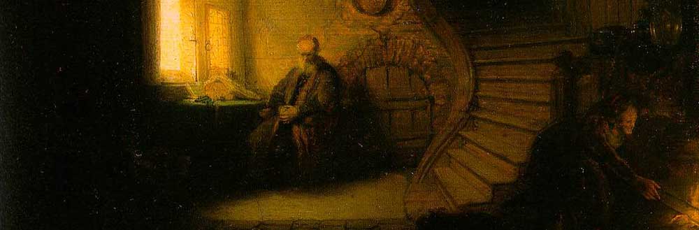 Rembrandt, 'The Philosopher'