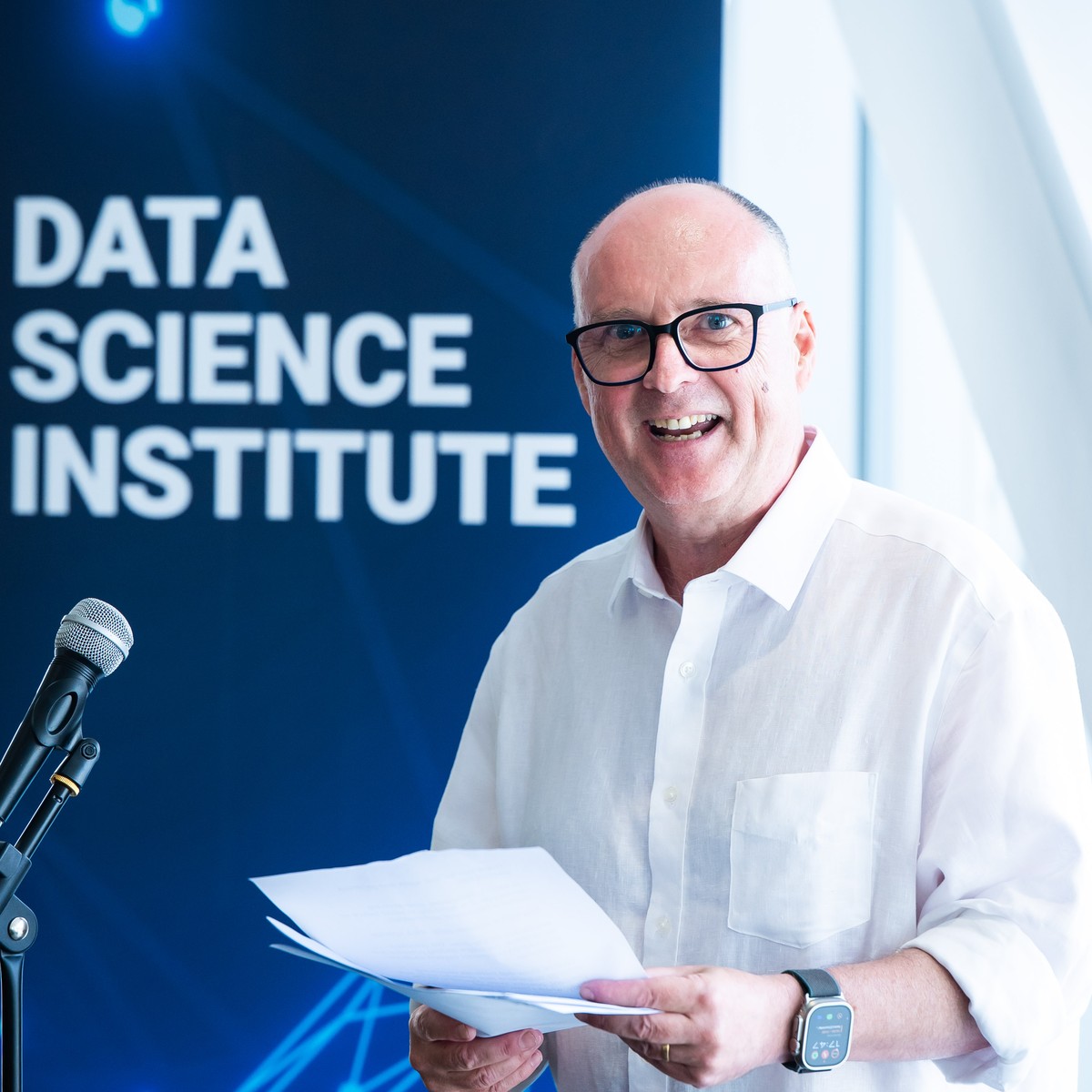 Martin Anthony speaking at the LSE Data Science Institute